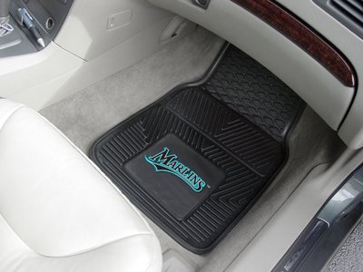 MLB - Florida Marlins Heavy Duty 2-Piece Vinyl Car Mats