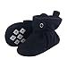 Little Treasure Unisex Baby Cozy Fleece Booties, Black, 6-12 Months