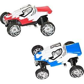 Megatech 832X2P MegaPro Mini radio Controlle Buggy, Red  Blue, 2 Pk from Megatech Accessories