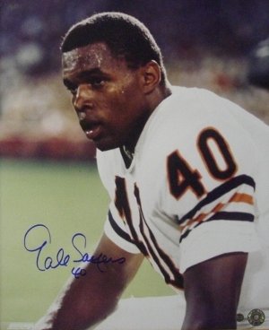 Gale Sayers Autographed/Hand Signed Chicago Bears 16x20 Photo- Sayers Hologram