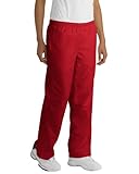 Sport Tek 5, in, 1 Performance Women's Straight Leg Warm, Up Pant, Large, Red