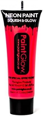 UV Make-Up Neon Red Body Paint Tube