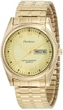 Armitron Men's 201142CHGP Casual Gold-Tone Expansion Band Easy to Read Watch