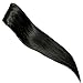 Standard Weft 24 Inch 120g Jet Black Clip in 100% Real Remy Human Hair Extensions 8 Pieces 18 Clips