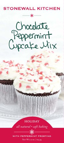 Stonewall Kitchen Chocolate Cupcake with Peppermint Frosting Mix, 22-Ounce