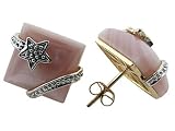 Pink Mother Of Pearl Starstruck Earrings, 14k Gold