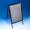 VITAdisplays� DIN A1 Kundenstopper / Werbeaufsteller / Strassenst�nder / Aufsteller / Werbetafel / Werbest�nder, schwarz (TD-431B)