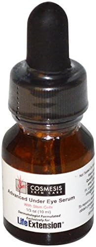 Life Extension Cosmesis Skin Care Advanced Under Eye Serum, With Stem Cells, 1/3 oz (10 ml)