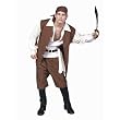 Caribbean Pirate Costume - Size Adult Standard