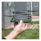 Syma S026G Chinook 3 Channel RC Helicopter Indoor with Gyroscope, Army Green