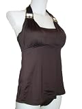 Anne Cole Brown Tankini Bikini Two Piece Swimsuit