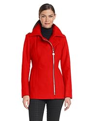 Anne Klein Women’s Asymmetrical Wool…