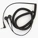Dual Conductor Coil Cord with Two 4mm Female Snaps and 1 megohm Resistor, 6' Long
