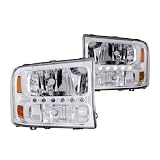 Anzo USA 111088 Ford Crystal Clear With LED Strip Headlight Assembly - (Sold in... by AnzoUSA