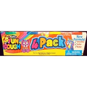 RoseArt Fun Dough 4 Pack by