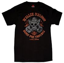 TS145 Willie Nelson Born for Trouble T-Shirt