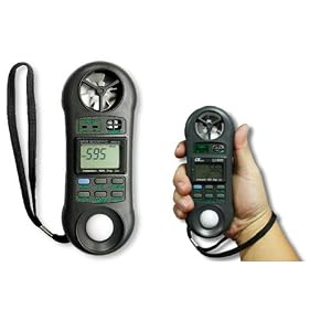 Combo Meter - Light, Humdity, Thermometer, Wind Anemometer By Sper Scientific