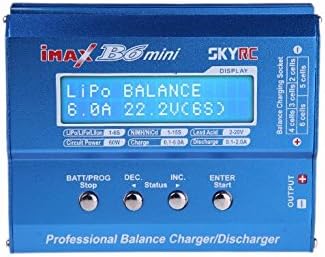 Ancdone SKYRC iMAX B6 Mini Dual Power 6Amps 60WattsProfessional RC Balancing Battery Charger &amp; Discharger with Micro USB Port For RC Lipo Battery Charger, Temperature Port