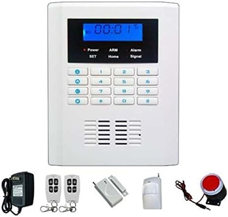 Galaxia Dual Network GSM PSTN Security Alarm System 101 Zones Voice Intercom LCD Display