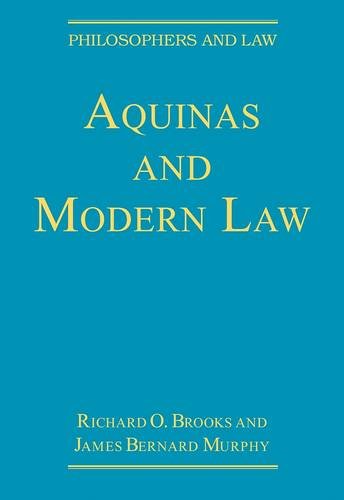 Aquinas and Modern Law (Philosophers and Law)
