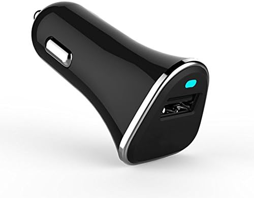Flying The New Mini Car Charging Port USB Car Charger Green Car Charger (Black)