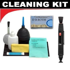 Lenspen Lens Cleaning System + Hurricane Blower + Deluxe 5-Piece Cleaning KiFor The Hitachi DZ-BD7HA, BD10HA High Definition Camcorderst