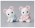 Sylvanian Families White Mouse Babys