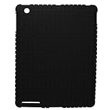 For iPad 2 - The Snugg Squared² Skinny Fit Protective Case Cover for Apple iPad 2 (Black)