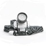 4 Mode 25 Super Bright LED Camping Headlamp, 3 AAA Fishing Headlight, Blinking Bike Light, 8102