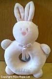Rabbit Baby Rattle- Pink