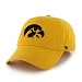 NCAA Iowa Hawkeyes Clean Up Adjustable Cap, Yellow Gold, One-Size