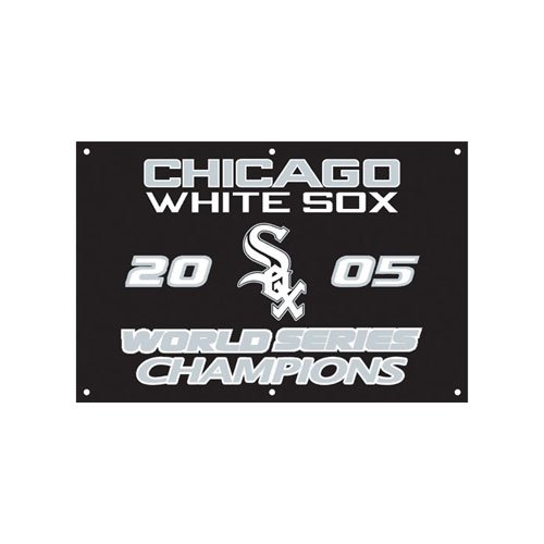 Buy Chicago White Sox MLB Applique & Embroidered Team Banner (36x24) (2005 Champions) by Party Animal