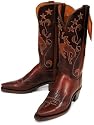 Lucchese 'N8512' Calfskin Leather Cowboy Boots Womens - Tan