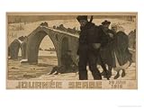Journee Serbe. 25 Juin 1916 Giclee Poster Print by Pierre Mourgue, 9x12