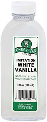 CHEF O VAN VANILLA WHITE 4OZ CASE OF-12