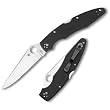 Spyderco Police 3 G-10 Plain Edge Knife, Black Spyderco Police 3 G-10 Plain Edge Knife, Black