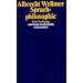 Sprachphilosophie: Eine Vorlesung (suhrkamp taschenbuch wissenschaft)