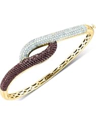 2.53ctw 51.9mm (2 1/16") Diameter x 13.3mm Width Brown Diamond Fashion Bangle 14K Yellow Gold