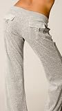 Juicy Couture Silver Lining Velour Cargo