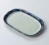 ダミ刷毛6.0小判皿　5個組 【美濃焼　和皿】