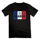 Men's Je Suis Charlie Support France Flag 2016 T-shirt