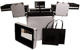 top 10 best selling bags and cases - Beauty Box Genoa Trolley Silver Cosmetics & Make up Trolley image 7