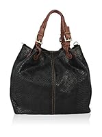 Carla Ferreri Bolso asa al hombro (Negro / Multicolor)