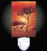 Giraffes in the Safari Sun Decorative Night Light