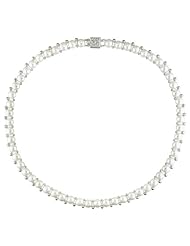 Sterling-Silver 6-7 MM White Freshwater Cultured Pearl Strand, 17 "