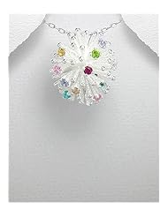 CZ Pendant Necklace In 92.5 Sterling Silver