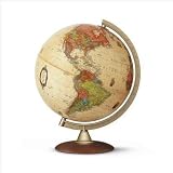 Antique Style Illuminated Desktop World Globe - The Colombo