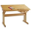 Kinderschreibtisch, Sch�lerschreibtisch FLEXI natur, h�henverstellbar