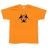 Biohazard Symbol Orange T-Shirt Political Symbol Shirt
