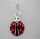 Silver Enamel Lady Bug * LADYBUG CHARM ITALY